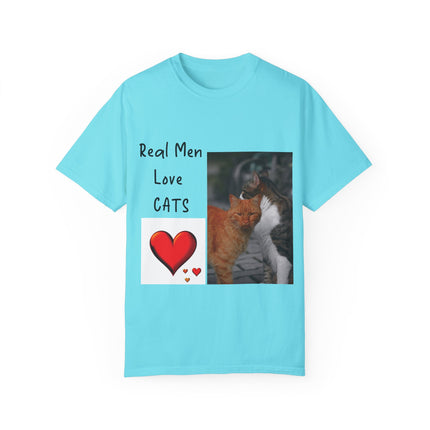 Real Men Love Cats Unisex T-Shirt – Cute Cat Lover Tee