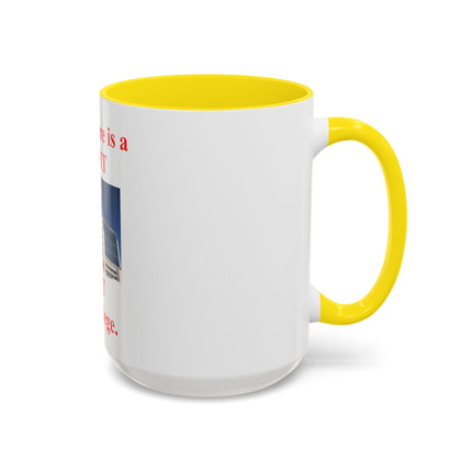 Healthcare is a Right Accent Coffee Mug - 11/15oz
