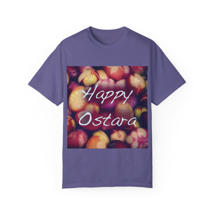 Ostara Celebration Tee – Unisex Garment-Dyed Shirt with Egg Motif