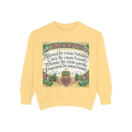 Blessed Be Your Holidays Unisex Sweatshirt - Cozy & Heartfelt Gift