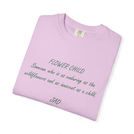 Flower Child Unisex Garment-Dyed T-Shirt – Vintage Inspiration for Free Spirits