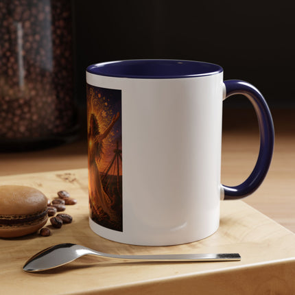 Mug — Pagan Bonfire Coffee Mug with Inspirational Beltane Quote