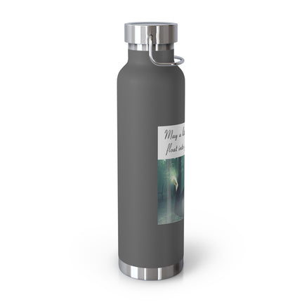 22oz Insulated Bottle — "May a Little Bit of Magic Float Into Your Life Today" Forest Design