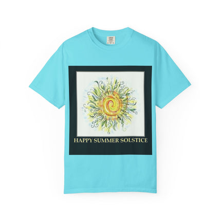 Happy Summer Solstice Unisex Garment-Dyed T-Shirt