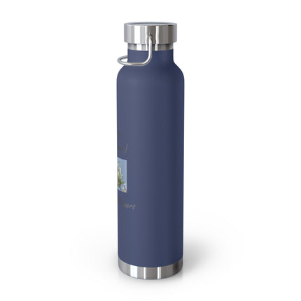 Ylang Ylang Floral Insulated Bottle - 22oz Copper Functional Style