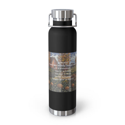 Samhain-Themed Copper Vacuum Insulated Bottle - Fall & Halloween Essentials