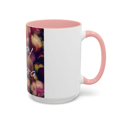Ostara Celebration Mug – 15oz Accent Cup with Colored Egg Design