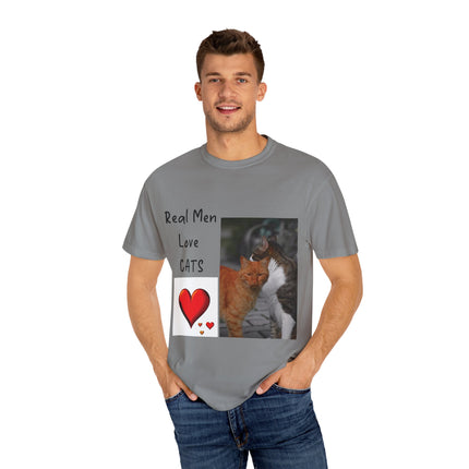 Real Men Love Cats Unisex T-Shirt – Cute Cat Lover Tee