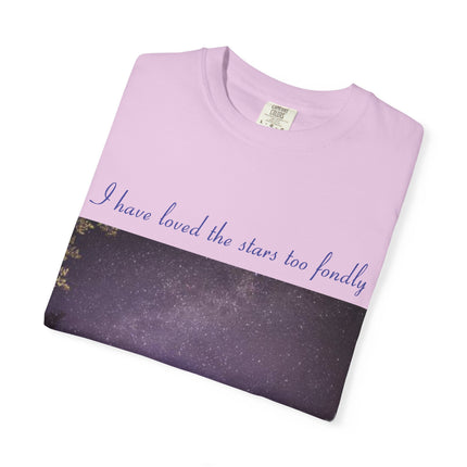 Unisex Starry Night T-Shirt - "I have loved the stars too fondly" Quote