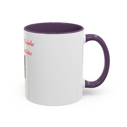 Saint Nicholas Coffee Mug – "The Real Saint Nicholas Accept No Substitutes" Accent Mug