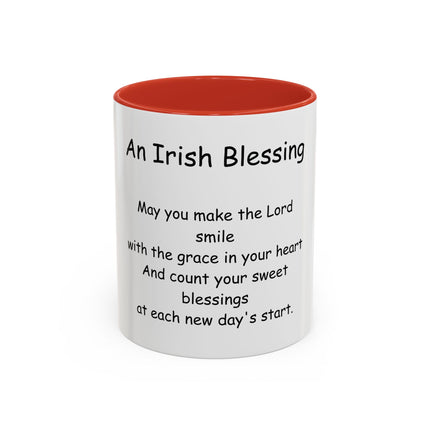 Irish Blessing Coffee Mug — "An Irish Blessing" Inspirational Religious Mug (11/15oz)