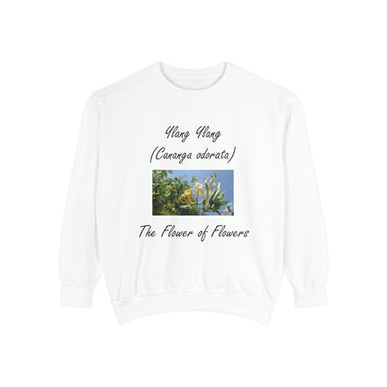 Unisex Ylang Ylang Sweatshirt – Floral Comfort for All Seasons