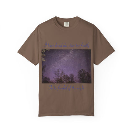 Unisex Starry Night T-Shirt - "I have loved the stars too fondly" Quote