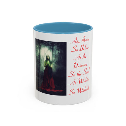 Mystical Accent Mug – “As Above, So Below” Enchanting Design, 11oz