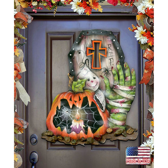 Scary Harry Halloween Door Decor by Jamie Mills-Price - Thanksgiving Halloween Decor - 8457405H-0