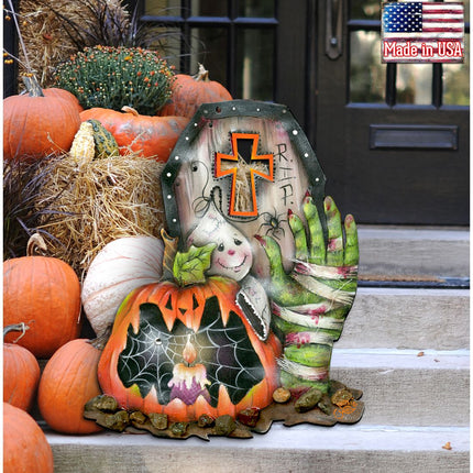 Scary Harry Halloween Door Decor by Jamie Mills-Price - Thanksgiving Halloween Decor - 8457405H-1