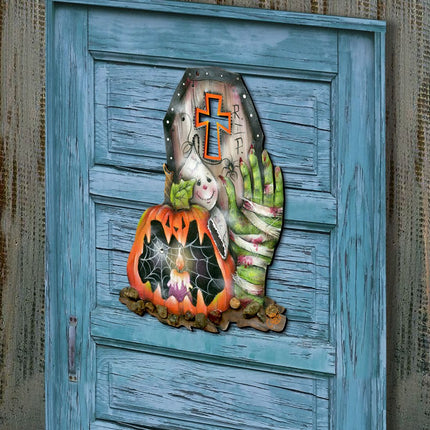 Scary Harry Halloween Door Decor by Jamie Mills-Price - Thanksgiving Halloween Decor - 8457405H-3