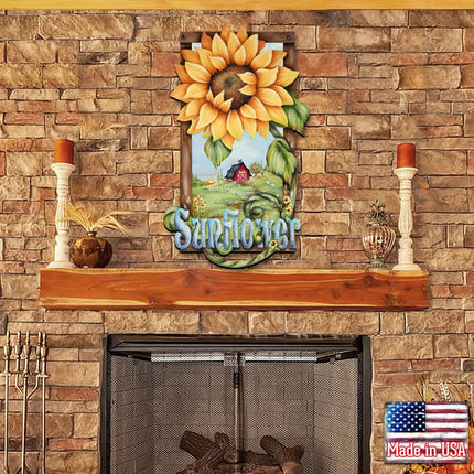 Sunflower Farms Halloween Door Decor by Jamie Mills-Price - Thanksgiving Halloween Decor - 8457701H-3