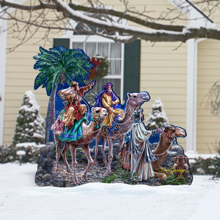 Miracle Outdoor Nativity Set  by D. Gelsinger - Nativity Holiday Décor - 8461041F-S3-1201-1
