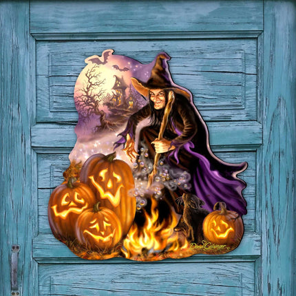 All Hallows Eve Holiday Door Décor by D. Gelsinger - Halloween Décor - 8461091H-0821-2