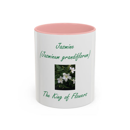 Jasmine Mug – "The King of Flowers" Botanical Coffee Cup (11/15oz)