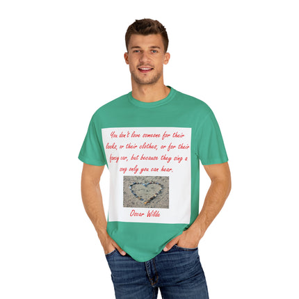 Inspirational Quote Unisex T-Shirt - Oscar Wilde Design