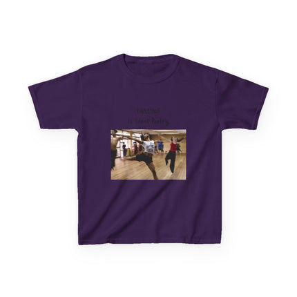 Dancing Is Silent Poetry Kids Tee – Heavy Cotton | Dance Gift