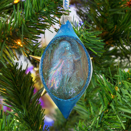 Forest Fairy Glass Ornament by Josephine Wall - Christmas Decor - 757-402-JW-2