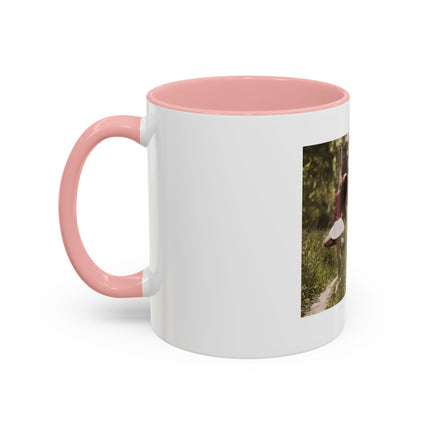 Inspirational Photo Accent Mug — “Being Alive Is the Special Occasion”