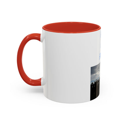 Pray for Peace Accent Coffee Mug – Inspirational – 11oz