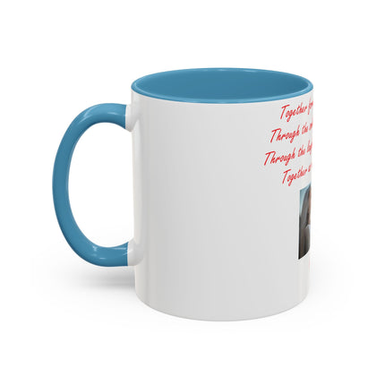 Accent Coffee Mug – “Together Forever” – Romantic Gift – 11oz