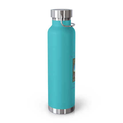 Cat Lover’s Insulated Bottle – 22oz Copper, Funny Gift