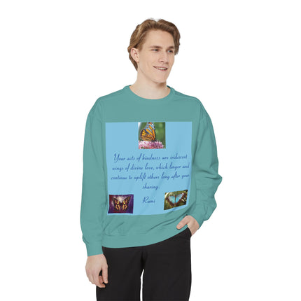 Inspiration Sweatshirt - Uplift Others with Rumi Quote