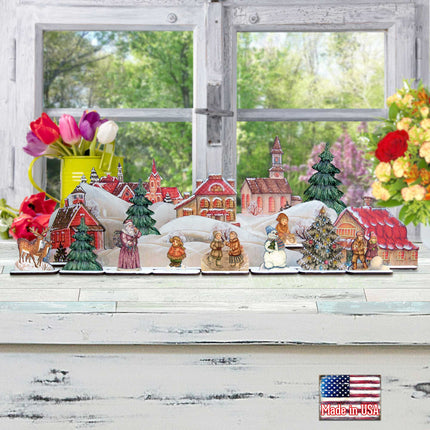 Old World Christmas Village Décorative Set of 19 by G. DeBrekht - Christmas Décor - 852710-S19-1