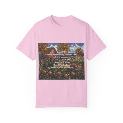Samhain Tee – Unisex Garment-Dyed Shirt with Pumpkin Spice Wit