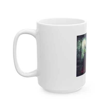 Mystic Forest Witch Ceramic Mug — "As Above, So Below" Spiritual Coffee Cup (11oz/15oz)