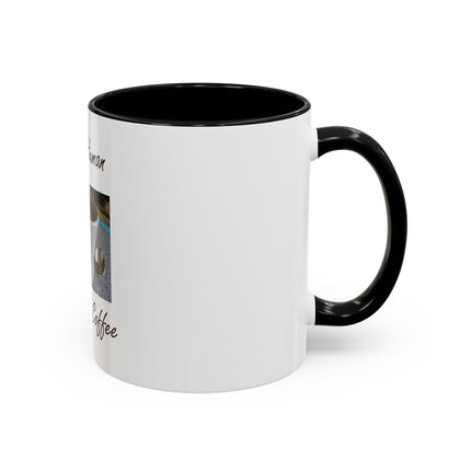 Coffee Mug - "Instant Human Just Add Coffee" Accent Ceramic Mug (11/15oz)