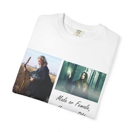 Unisex Garment-Dyed Witch T-Shirt - "A Witch Is A Witch" Design