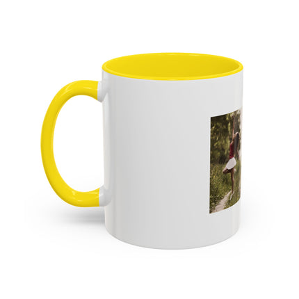 Freedom Quote Accent Coffee Mug — "When you truly don't care" Inspirational Photo Mug (11/15oz)