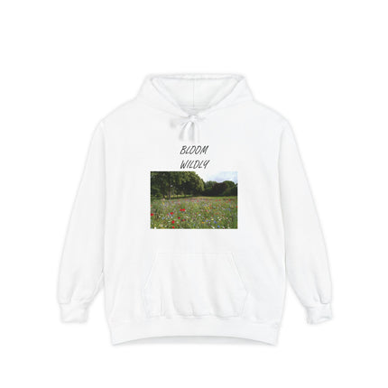 Bloom Wildly Hoodie — Floral Meadow Photo Sweatshirt