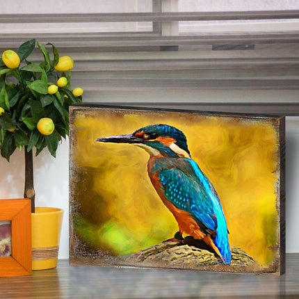 Alyra Bird Art Wooden Wall Art by Nature Wonders - Nature Wildlife Decor  - 95298B-3