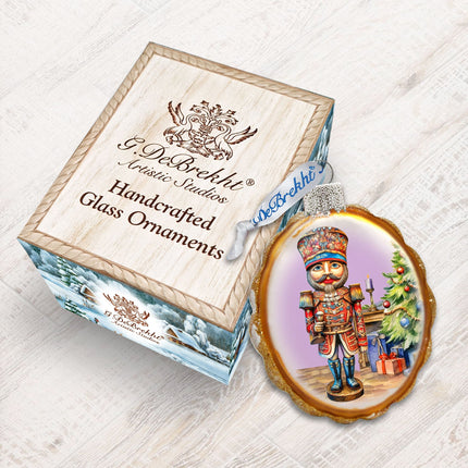 Nutcracker Mercury Glass Ornaments by G. Debrekht - Christmas Decor - 776023-3