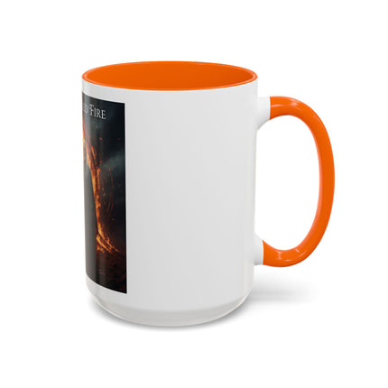 Aging Is Sacred Fire Coffee Mug — Fantasy Elder Couple Accent Mug (11/15oz)