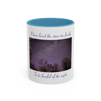 Starry Night Coffee Mug — “I have loved the stars too fondly” Accent Mug
