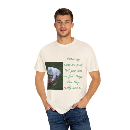 Funny Easter T-shirt | Kids Can Find Things Quote Design