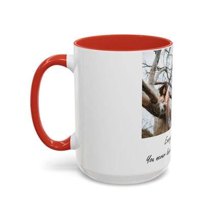 BYOB Accent Mug – “Bring Your Own Book” – 15oz Ceramic for Book Lovers