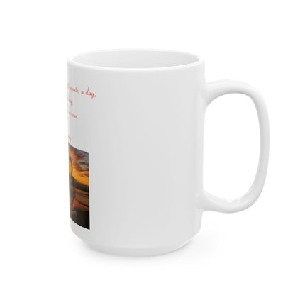 Zen Meditation Ceramic Mug — "You should sit in meditation 20 minutes a day..." Inspirational Mindfulness Coffee Cup (11oz, 15oz)
