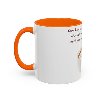Funny Hot Chocolate Mug – “Lie to Me” Accent Ceramic – 11oz