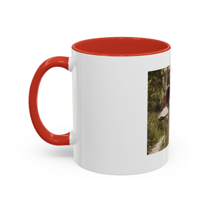 Inspirational Photo Accent Mug — “Being Alive Is the Special Occasion”