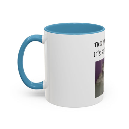 Kitty Glitter Coffee Mug — "This Isn't Cat Hair, It's Kitty Glitter" Accent Mug